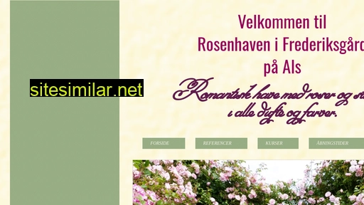 rosenhaven-frederiksgaard.dk alternative sites