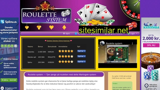 roulette-systemet.dk alternative sites