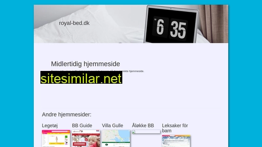 royal-bed.dk alternative sites