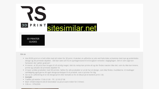 rs3dprint.dk alternative sites