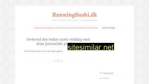 runningsushi.dk alternative sites