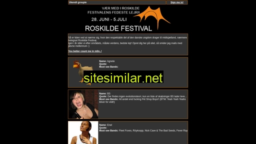 rusgilde-festival.dk alternative sites