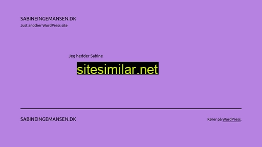 sabineingemansen.dk alternative sites
