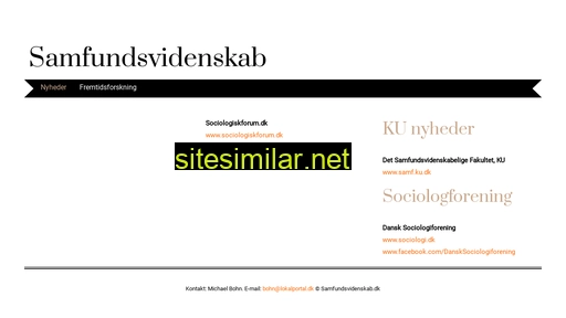 samfundsvidenskab.dk alternative sites