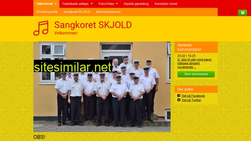 sangkoretskjold.dk alternative sites