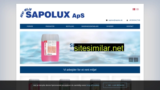 sapolux.dk alternative sites