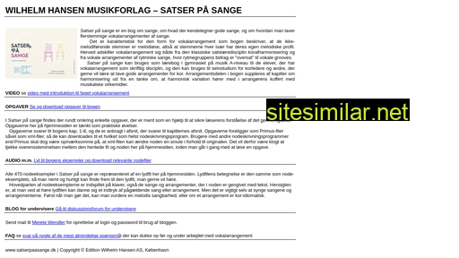 satserpaasange.dk alternative sites