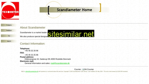scandiameter.dk alternative sites