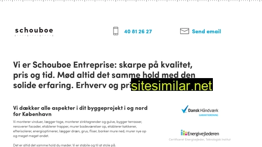 schouboeentreprise.dk alternative sites