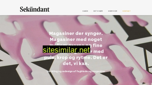 sekundant.dk alternative sites