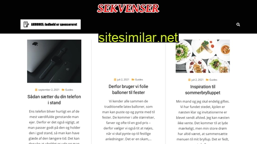 sekvenser.dk alternative sites