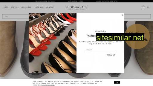 shoesonsale.dk alternative sites