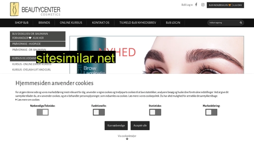 shop.beautycentercosmetics.dk alternative sites