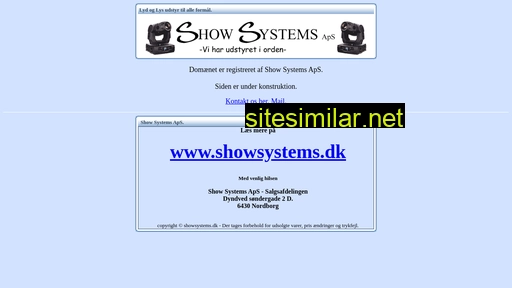 showsystems.dk alternative sites