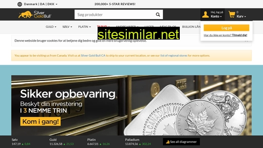 silvergoldbull.dk alternative sites