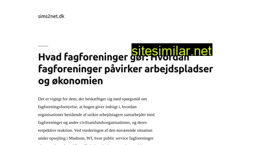 sims2net.dk alternative sites
