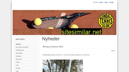 sindal-tennisklub.dk alternative sites