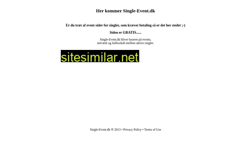 single-event.dk alternative sites