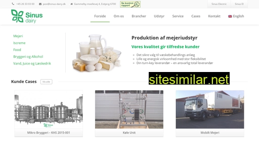 sinus-dairy.dk alternative sites