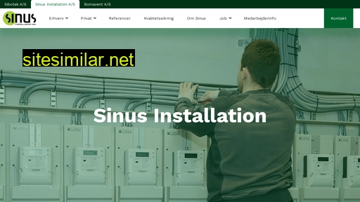Sinus-installation similar sites