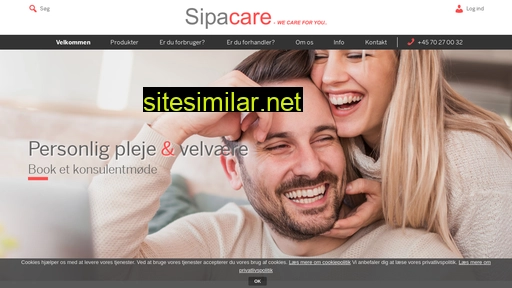 sipacare.dk alternative sites