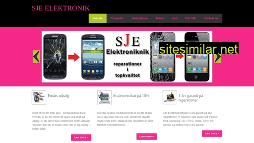 sjeelektronik.dk alternative sites