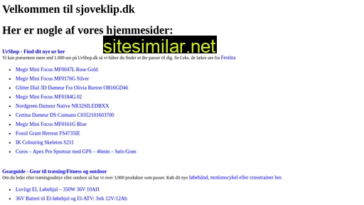 sjoveklip.dk alternative sites
