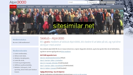 skiklubalpin3000.dk alternative sites