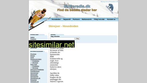 skiparadis.dk alternative sites