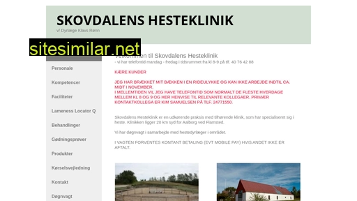skovdalenshesteklinik.dk alternative sites