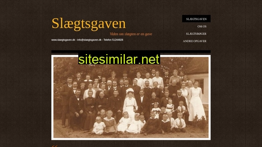 slaegtsgaven.dk alternative sites