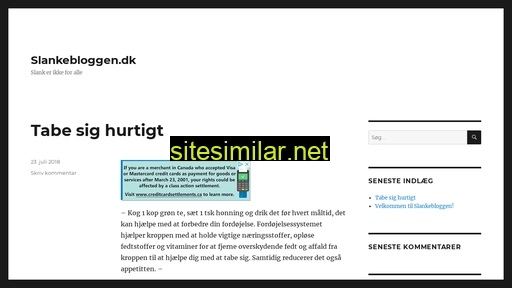 slankebloggen.dk alternative sites