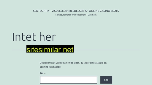 slotsoptik.dk alternative sites