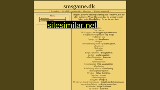 smsgame.dk alternative sites