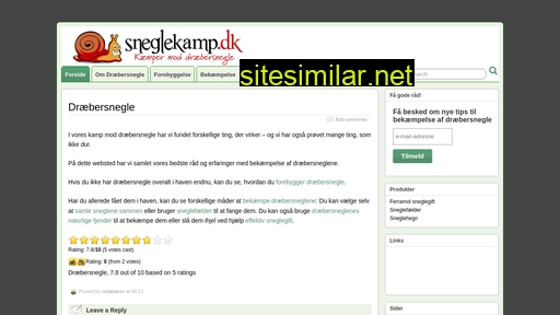 sneglekamp.dk alternative sites
