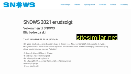 snows.dk alternative sites