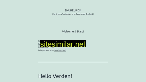 snubelu.dk alternative sites
