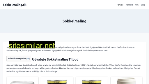 sokkelmaling.dk alternative sites