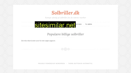 Solbriller similar sites