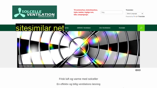 solcelleventilation.dk alternative sites