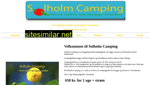 solholmcamping.dk alternative sites