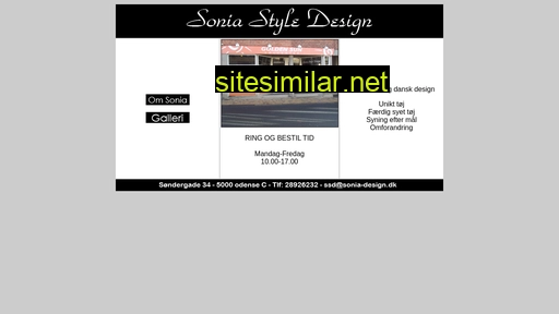 sonia-design.dk alternative sites