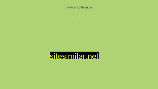 s-poulsen.dk alternative sites