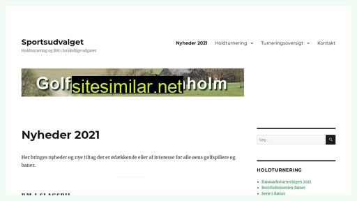 sportsudvalget.dk alternative sites