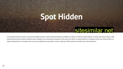 spothidden.dk alternative sites