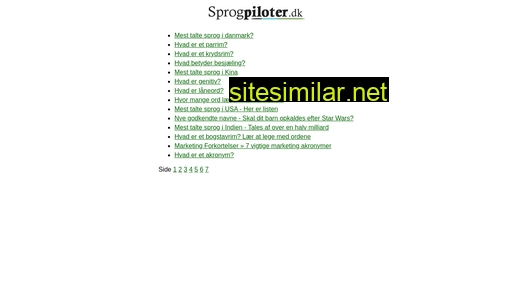 sprogpiloter.dk alternative sites