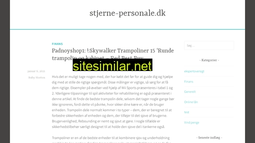 stjerne-personale.dk alternative sites