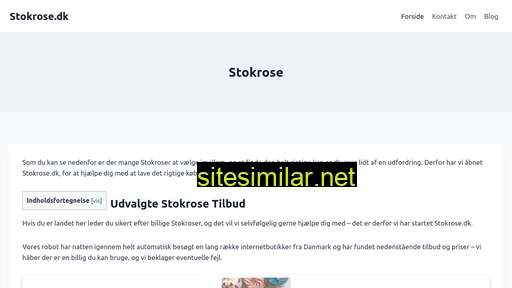 stokrose.dk alternative sites