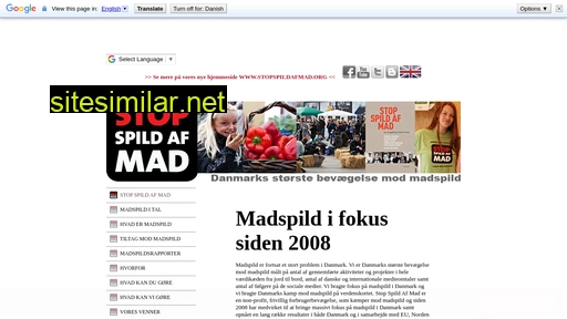 stopspildafmad.dk alternative sites