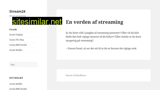 stream24.dk alternative sites